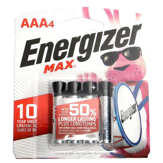 AAA Alkaline Batteries 4-Pk