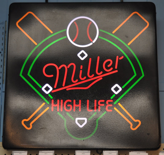 Beer Sign, Miller High Life, LED, 24" x 24"