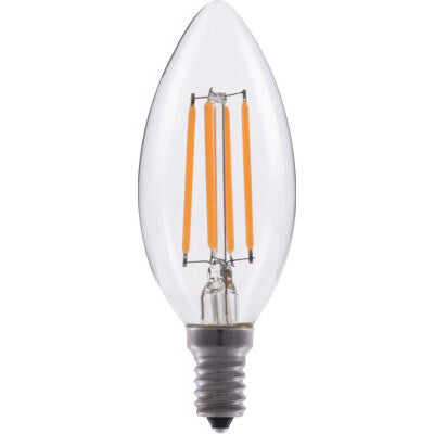 Ampoule filament poire ambrée vintage E27 LED 4W 2700K TROPFEN TRIO